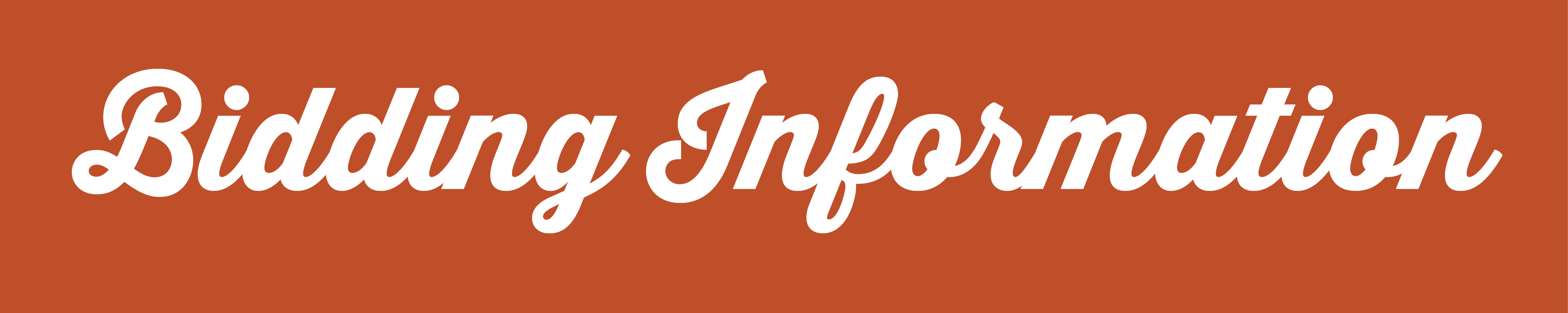 Bidding Information Button